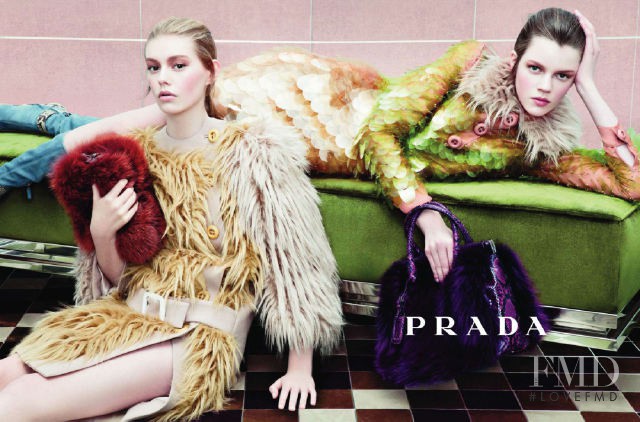 Antonia Wesseloh featured in  the Prada advertisement for Autumn/Winter 2011