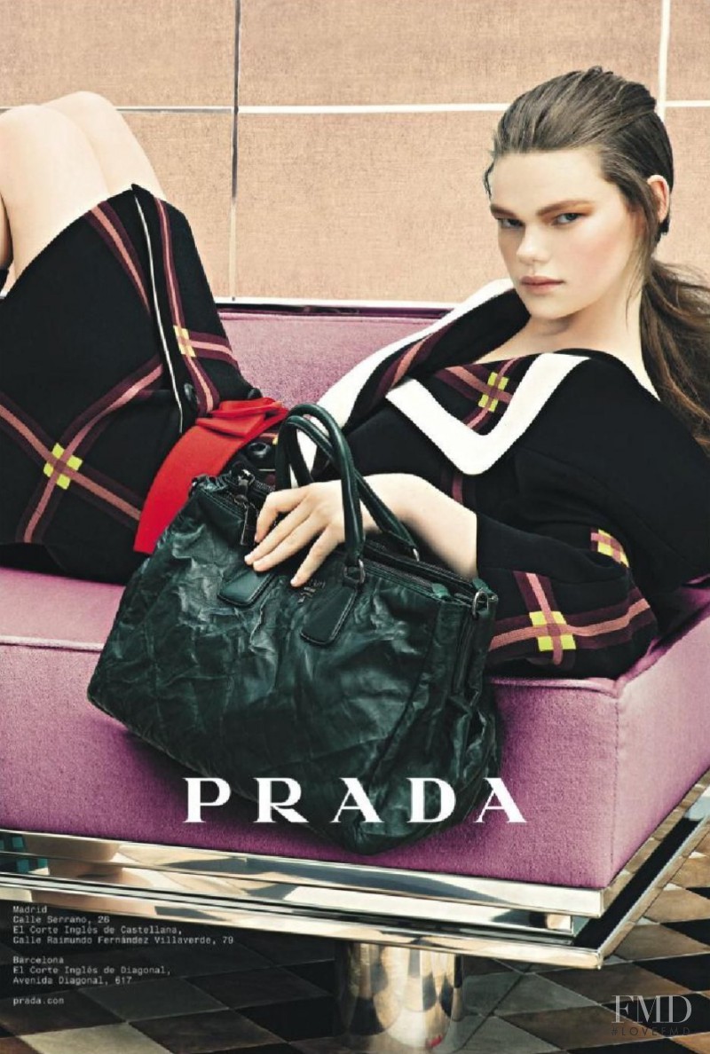 Kelly Mittendorf featured in  the Prada advertisement for Autumn/Winter 2011