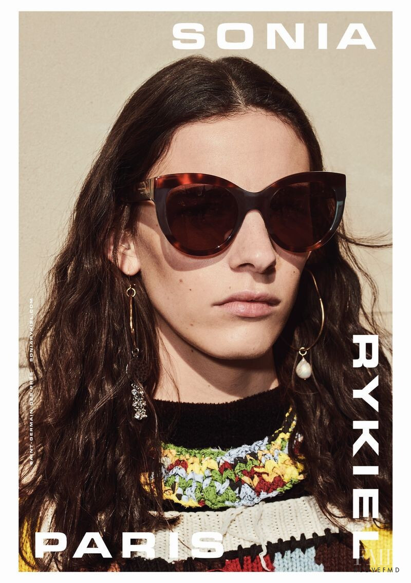 Cyrielle Lalande featured in  the Sonia Rykiel Eyewear advertisement for Fall 2019