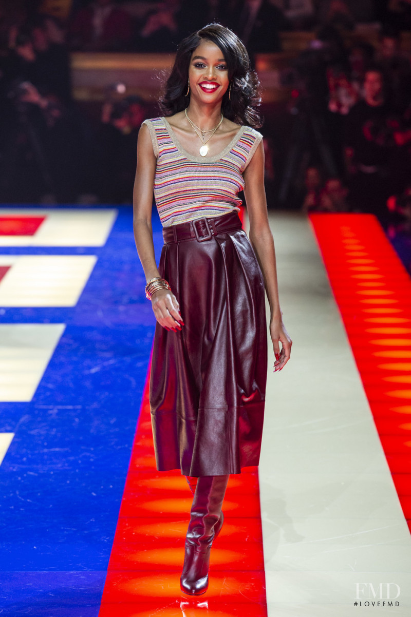 Blesnya Minher featured in  the Tommy Hilfiger TommyNow fashion show for Spring/Summer 2019