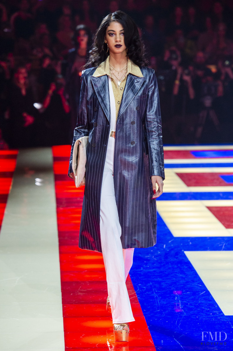 Rocio Marconi featured in  the Tommy Hilfiger TommyNow fashion show for Spring/Summer 2019