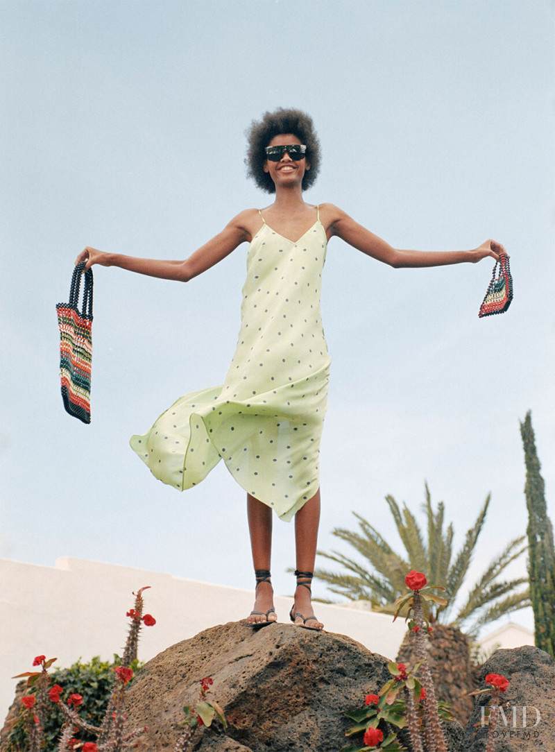 Blesnya Minher featured in  the Zara TRF lookbook for Spring/Summer 2019