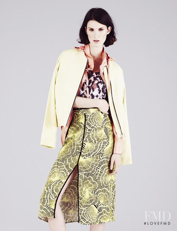 Marte Mei van Haaster featured in  the Topshop lookbook for Spring/Summer 2012