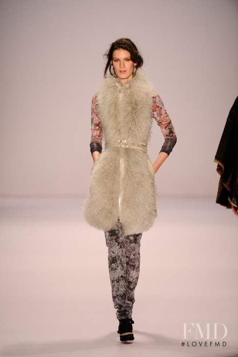 Marte Mei van Haaster featured in  the Escada Sport fashion show for Autumn/Winter 2012