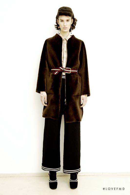 Marte Mei van Haaster featured in  the Marni lookbook for Pre-Fall 2012