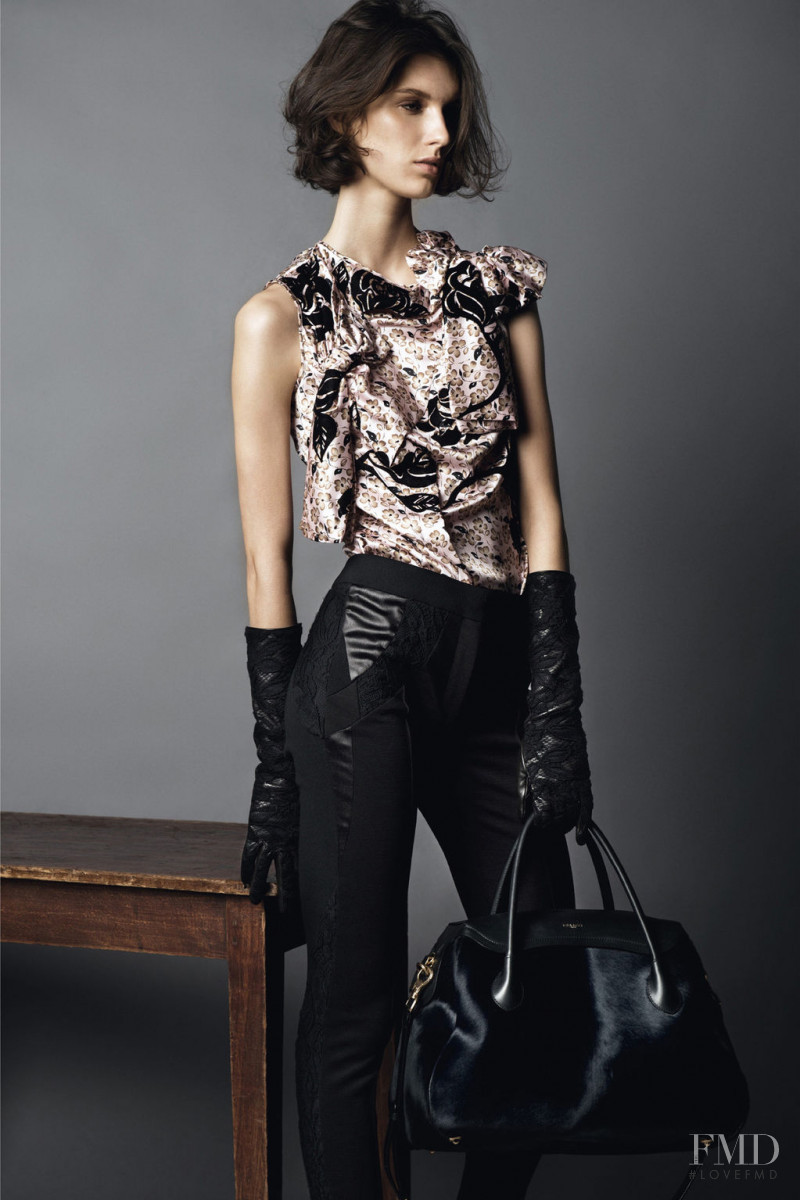 Marte Mei van Haaster featured in  the Nina Ricci lookbook for Pre-Fall 2013