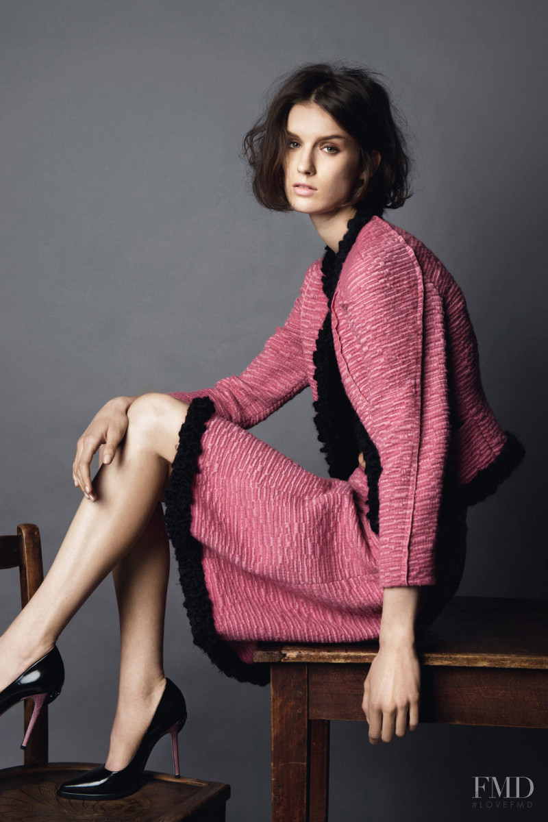 Marte Mei van Haaster featured in  the Nina Ricci lookbook for Pre-Fall 2013