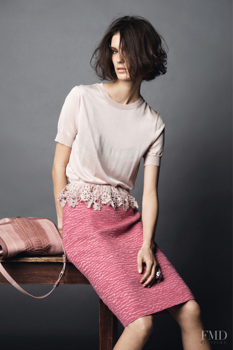 Marte Mei van Haaster featured in  the Nina Ricci lookbook for Pre-Fall 2013