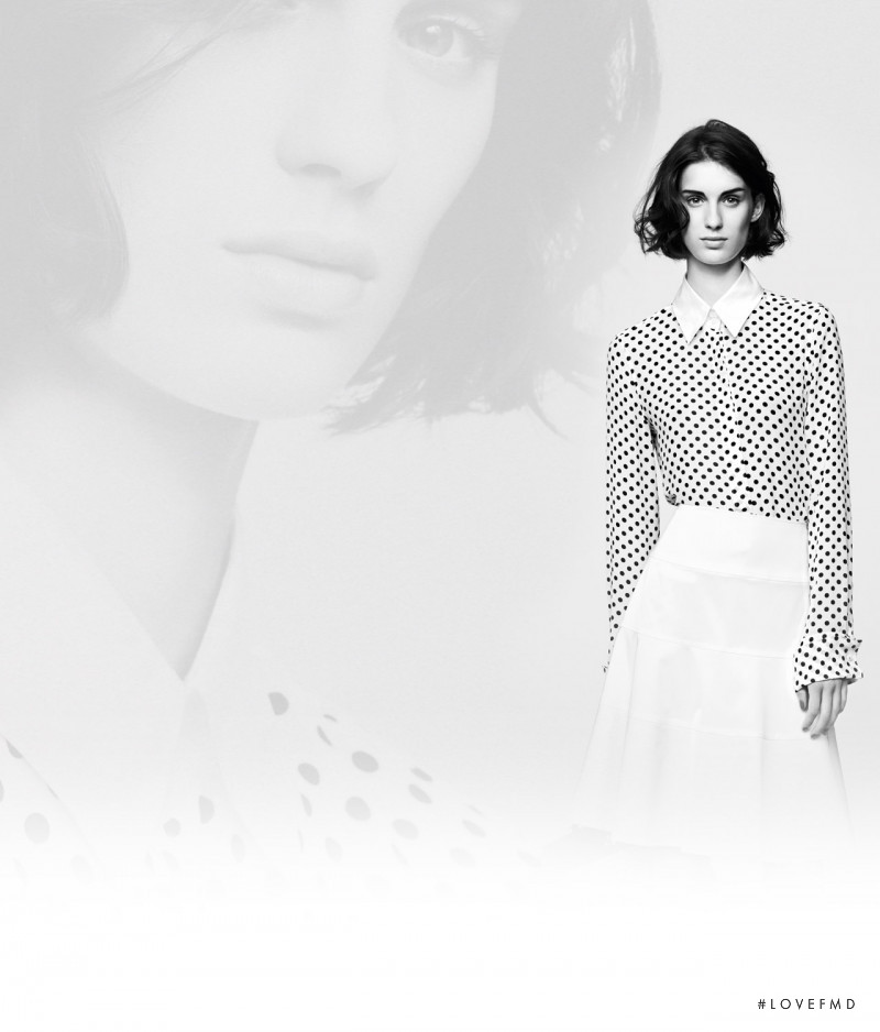 Marte Mei van Haaster featured in  the Strenesse Gabriele Strehle advertisement for Spring/Summer 2013