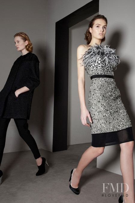 Marte Mei van Haaster featured in  the Giambattista Valli lookbook for Pre-Fall 2013