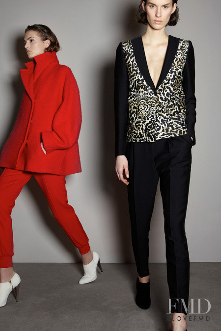 Marte Mei van Haaster featured in  the Giambattista Valli lookbook for Pre-Fall 2013