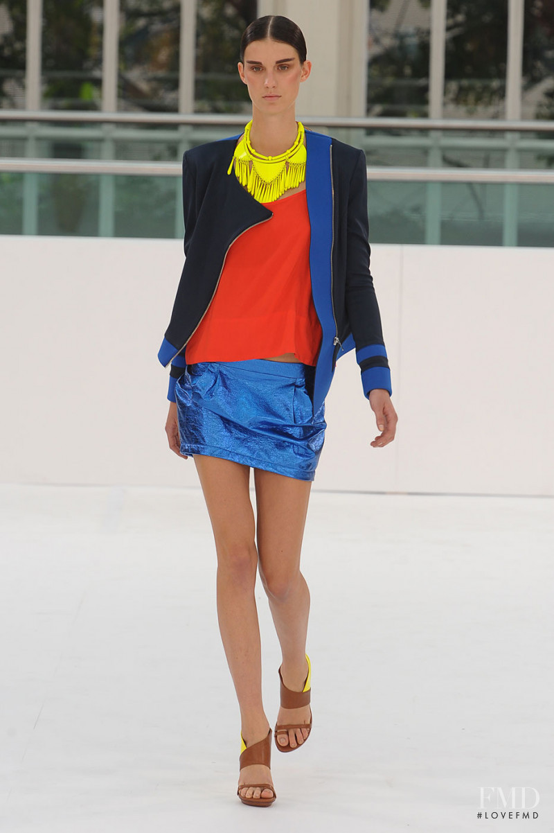 Marte Mei van Haaster featured in  the Sass & Bide fashion show for Spring/Summer 2012