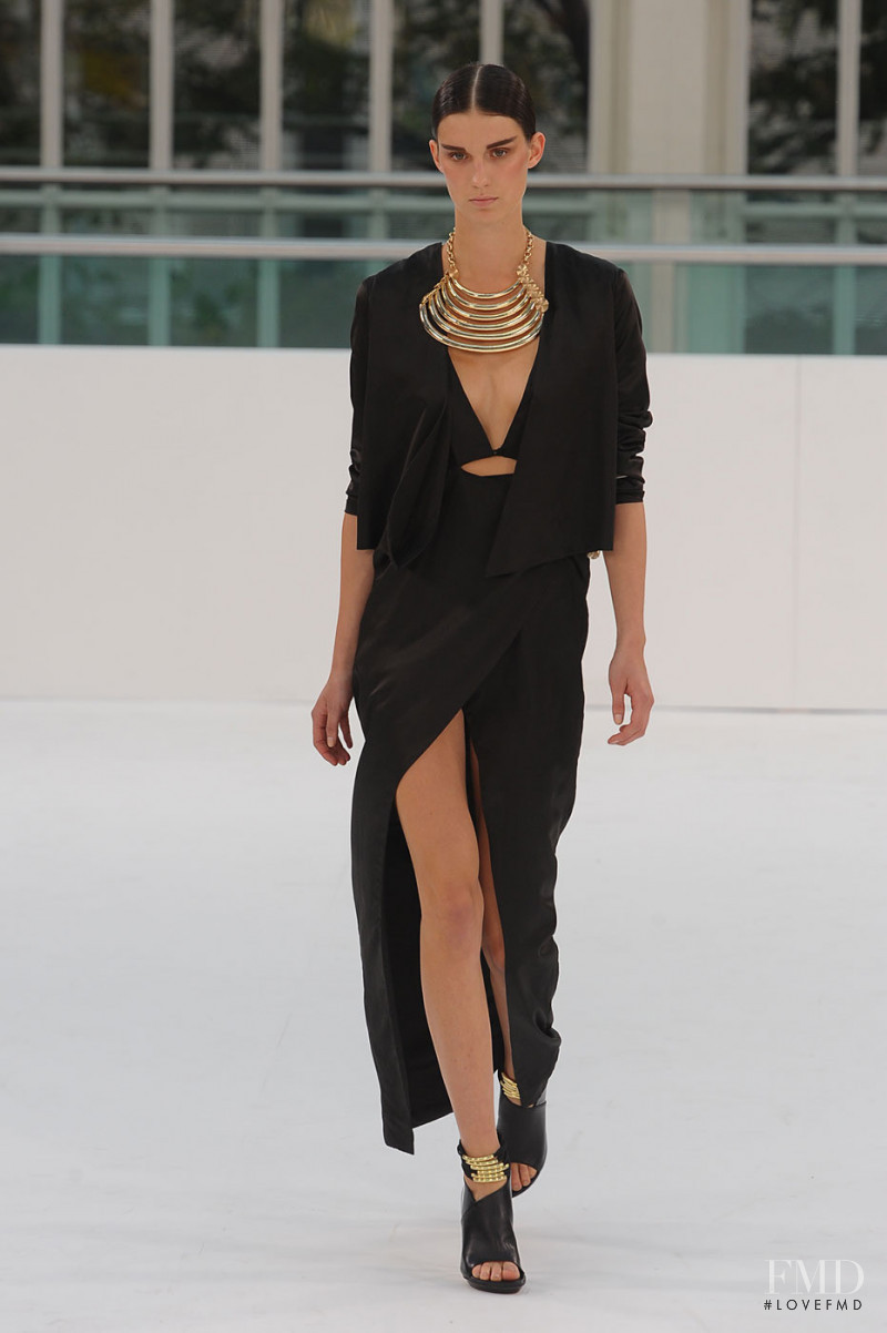 Marte Mei van Haaster featured in  the Sass & Bide fashion show for Spring/Summer 2012