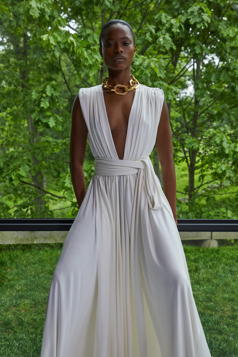 Mayowa Nicholas featured in  the Oscar de la Renta lookbook for Resort 2020