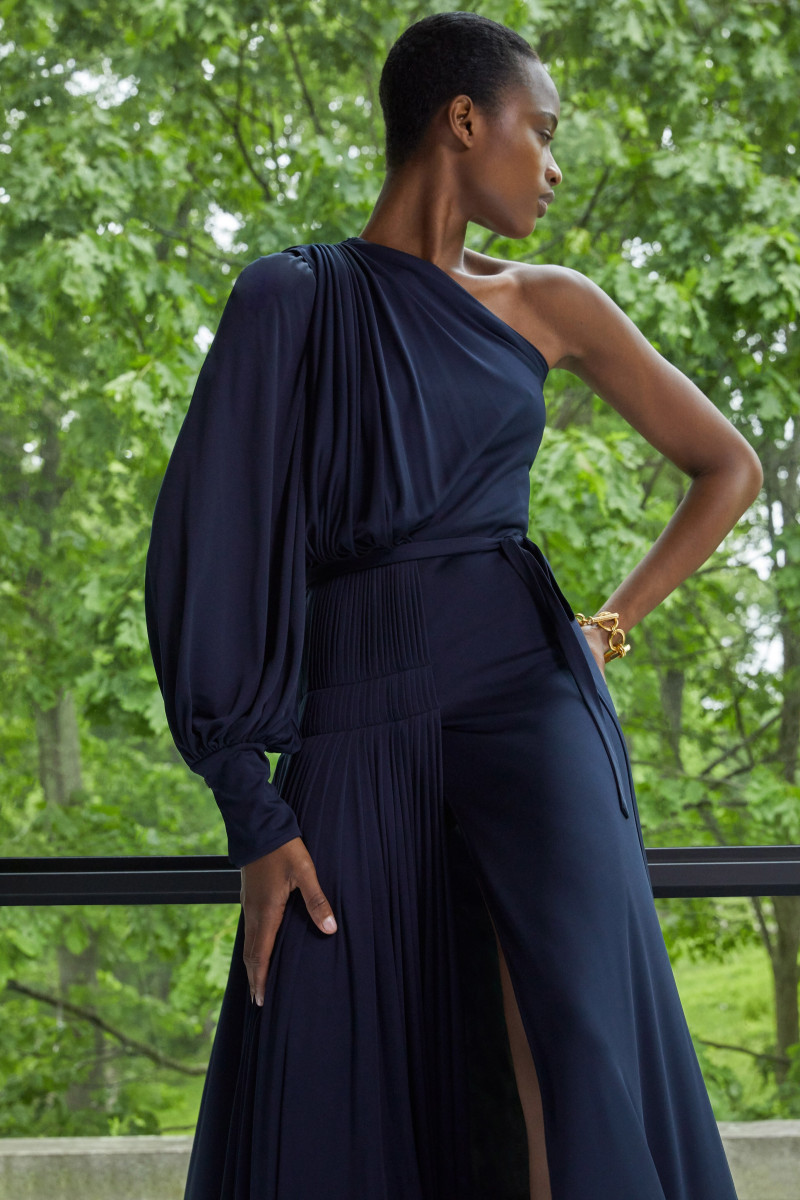 Mayowa Nicholas featured in  the Oscar de la Renta lookbook for Resort 2020