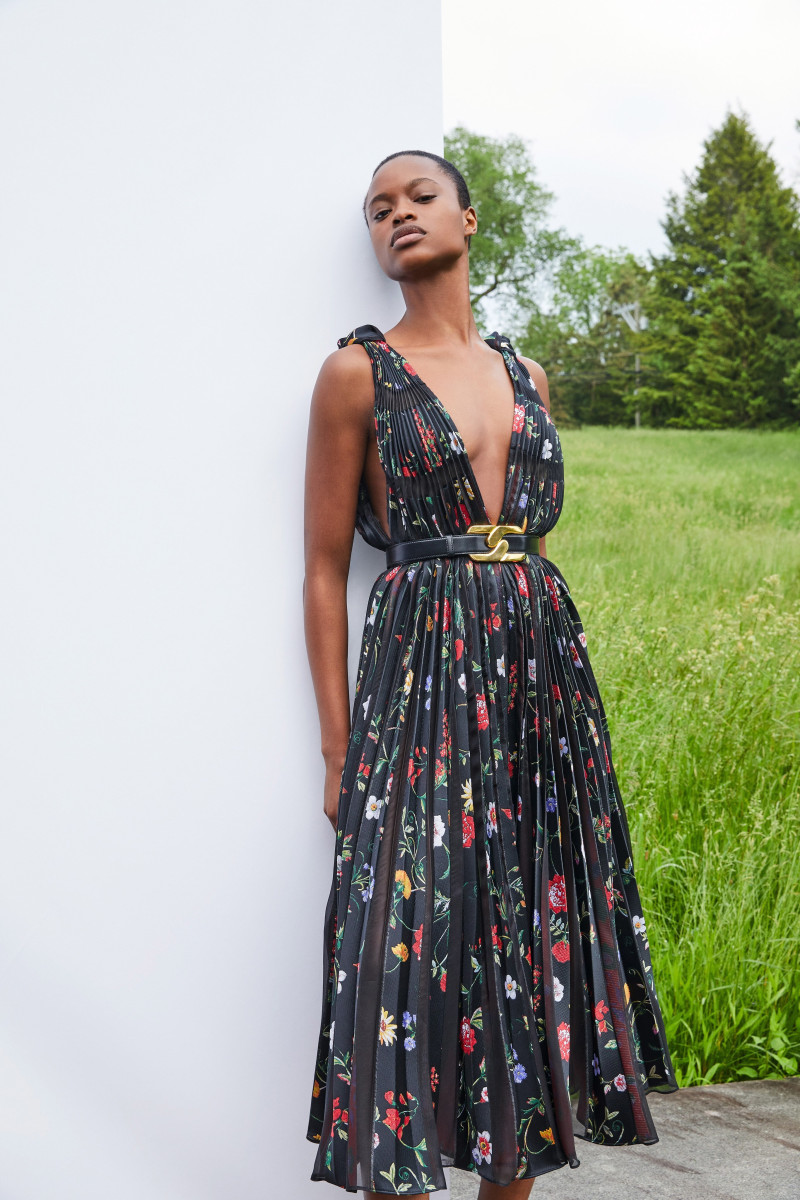 Mayowa Nicholas featured in  the Oscar de la Renta lookbook for Resort 2020