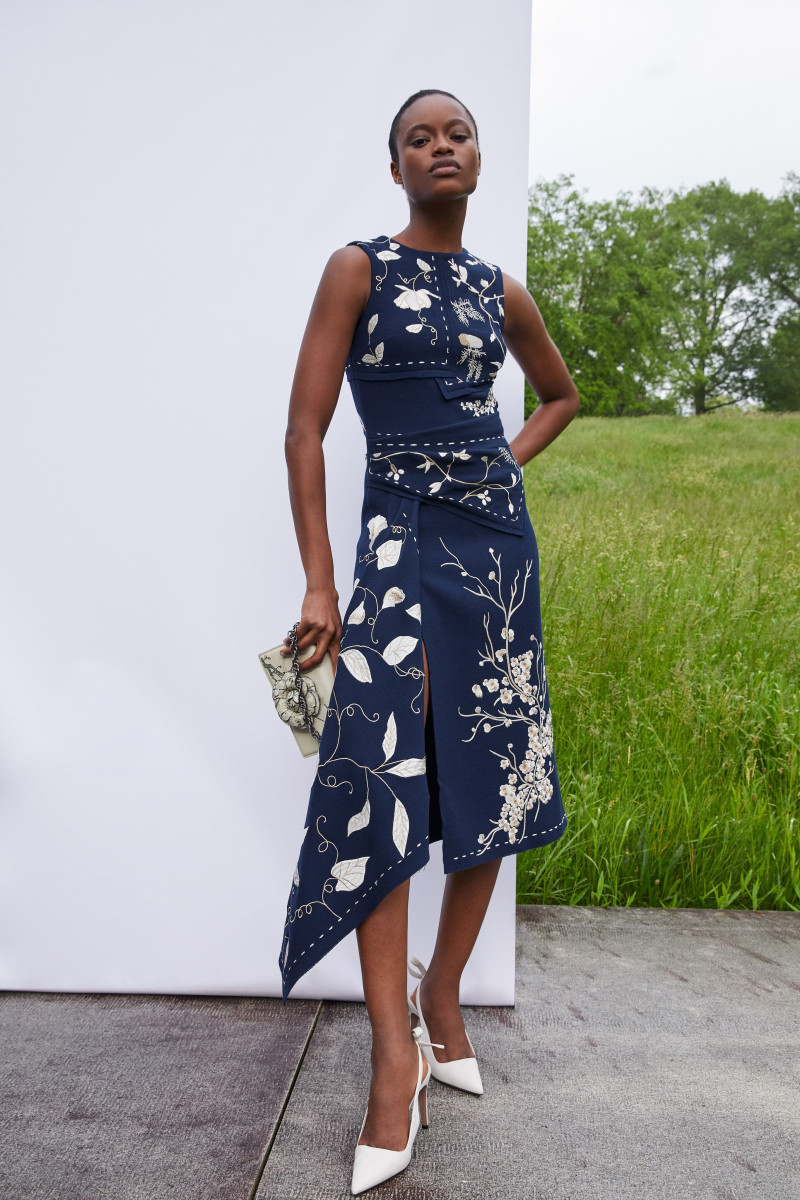 Mayowa Nicholas featured in  the Oscar de la Renta lookbook for Resort 2020