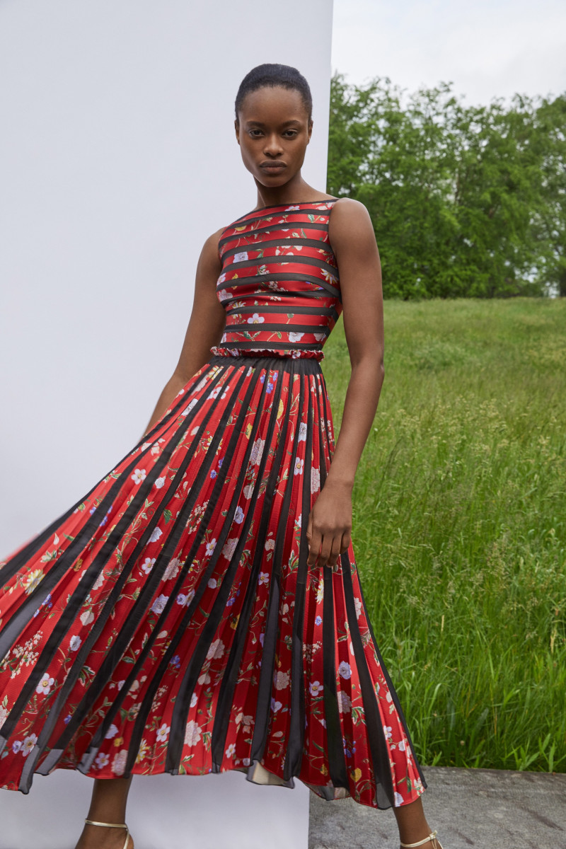 Mayowa Nicholas featured in  the Oscar de la Renta lookbook for Resort 2020