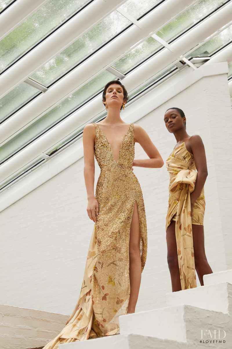 Marte Mei van Haaster featured in  the Oscar de la Renta lookbook for Resort 2020