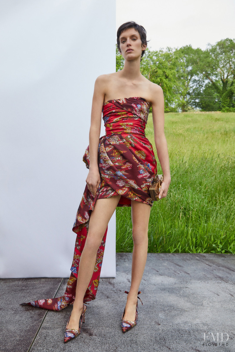 Marte Mei van Haaster featured in  the Oscar de la Renta lookbook for Resort 2020