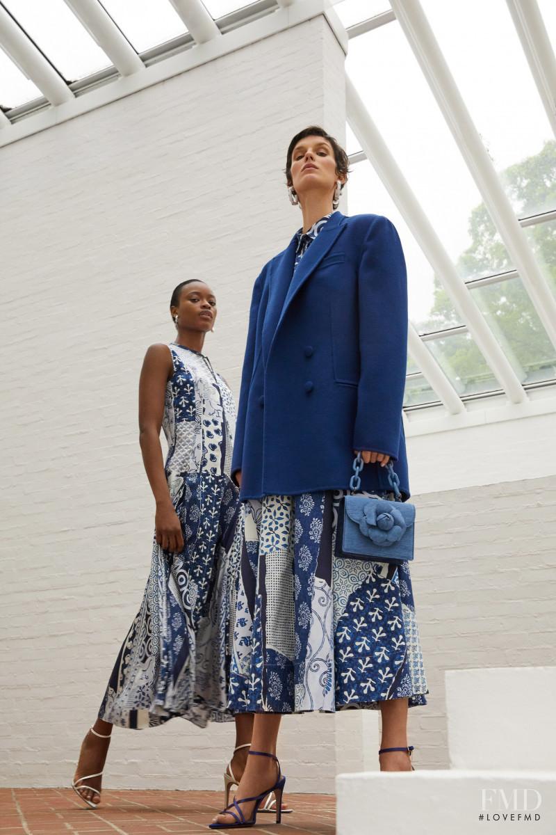 Marte Mei van Haaster featured in  the Oscar de la Renta lookbook for Resort 2020