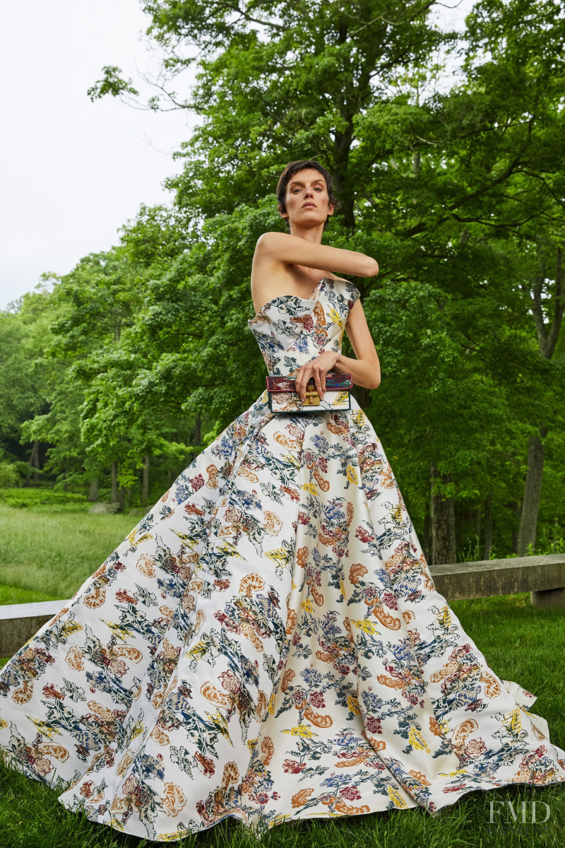 Marte Mei van Haaster featured in  the Oscar de la Renta lookbook for Resort 2020