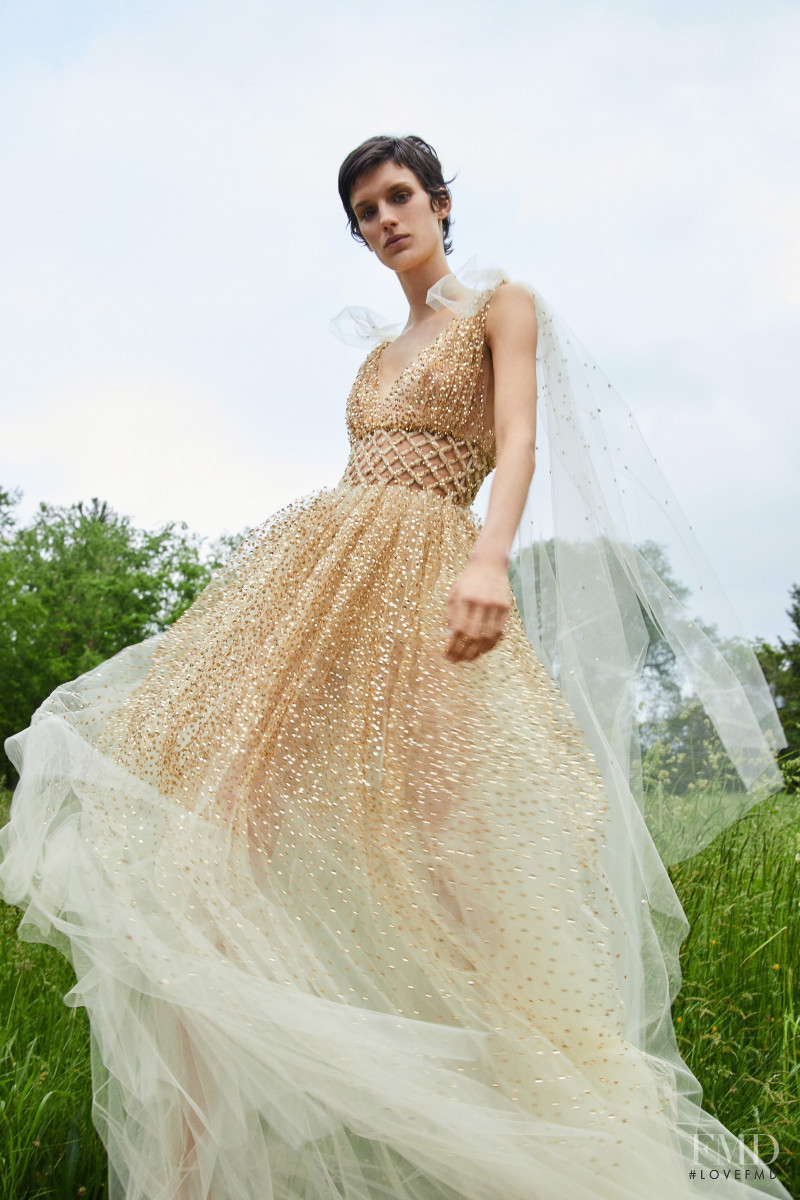 Marte Mei van Haaster featured in  the Oscar de la Renta lookbook for Resort 2020