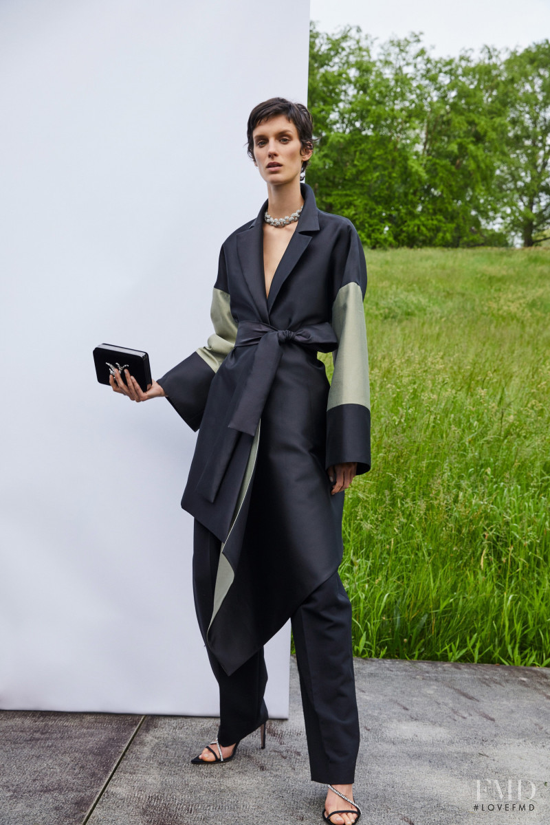 Marte Mei van Haaster featured in  the Oscar de la Renta lookbook for Resort 2020