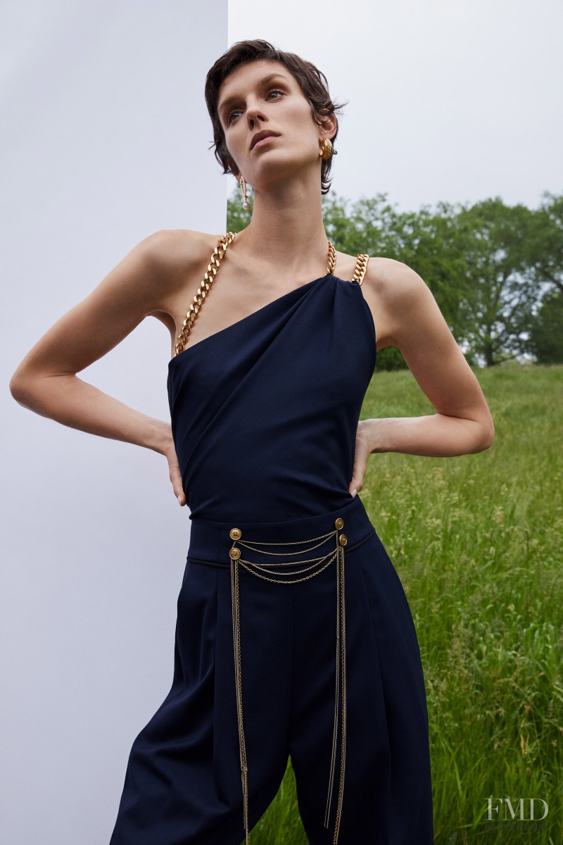 Marte Mei van Haaster featured in  the Oscar de la Renta lookbook for Resort 2020