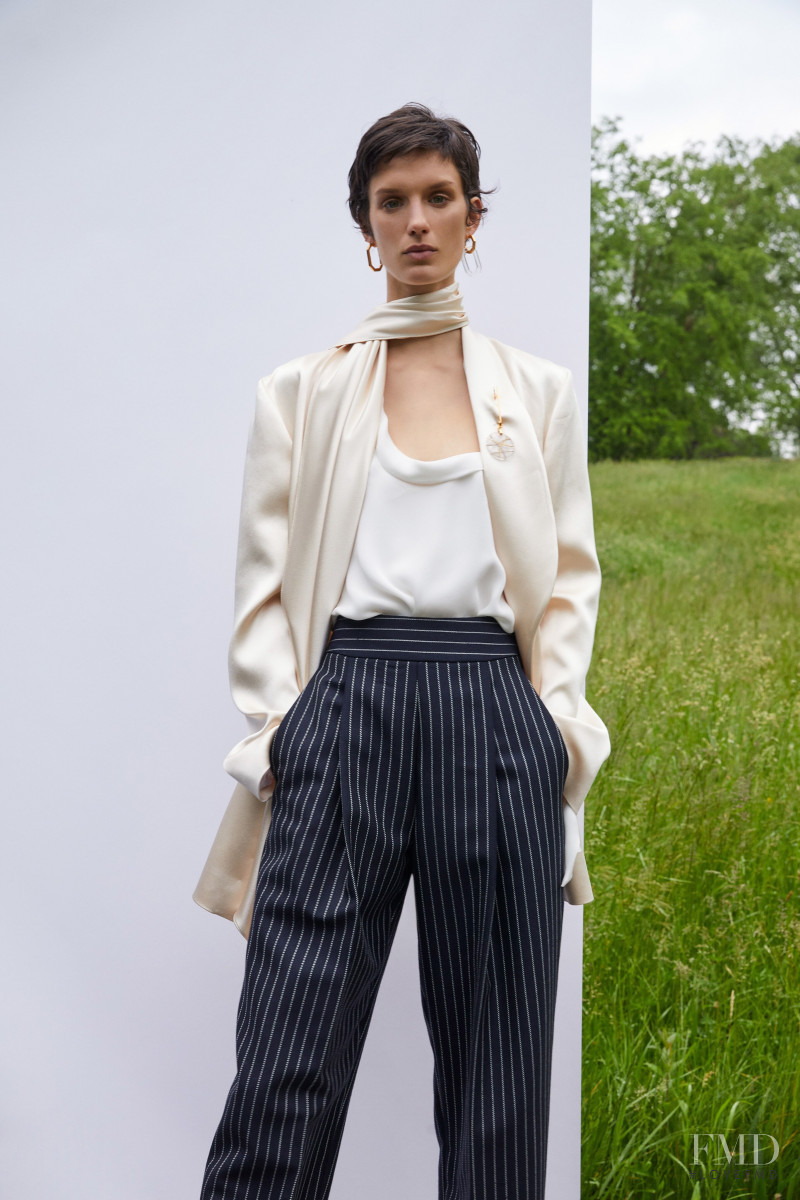 Marte Mei van Haaster featured in  the Oscar de la Renta lookbook for Resort 2020