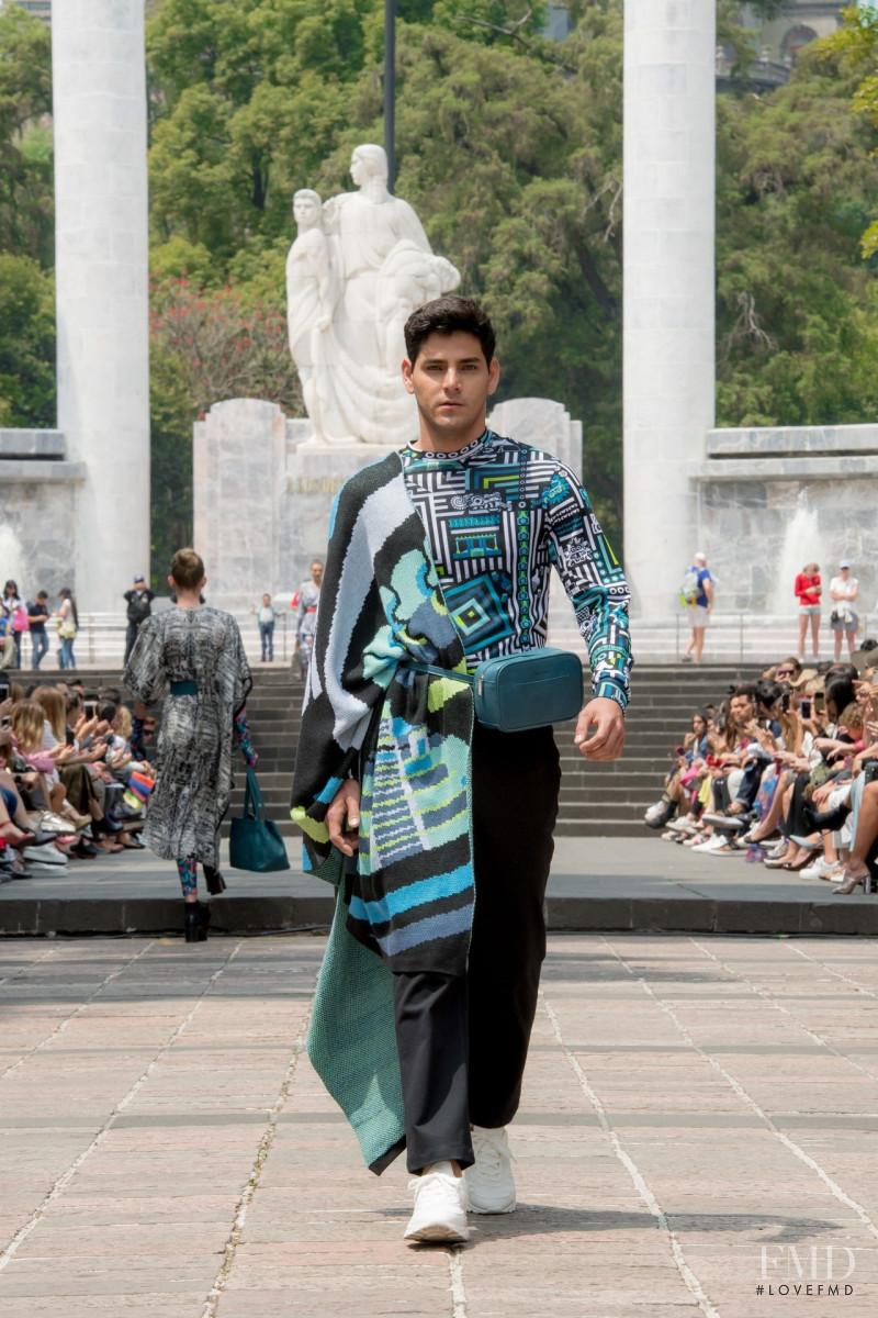 Rafael Sanchez featured in  the Pineda Covalin fashion show for Autumn/Winter 2019