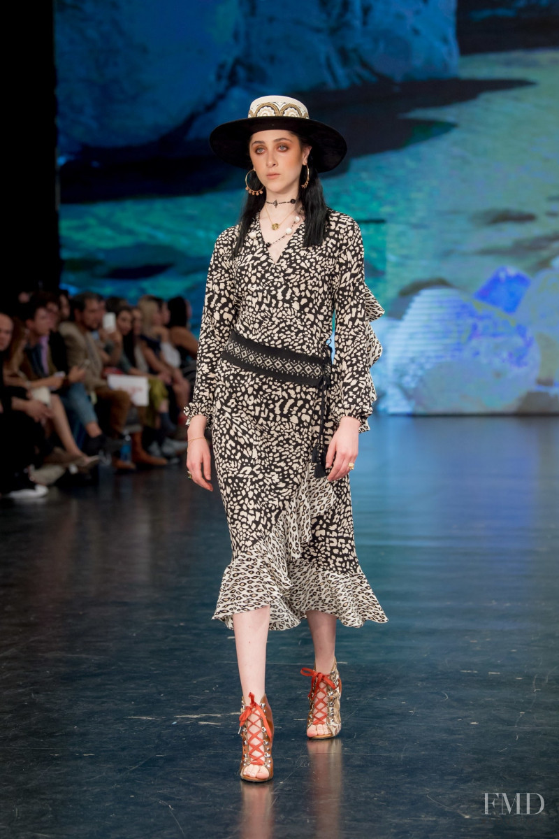Anel Rodriguez featured in  the Lydia Lavin fashion show for Autumn/Winter 2019