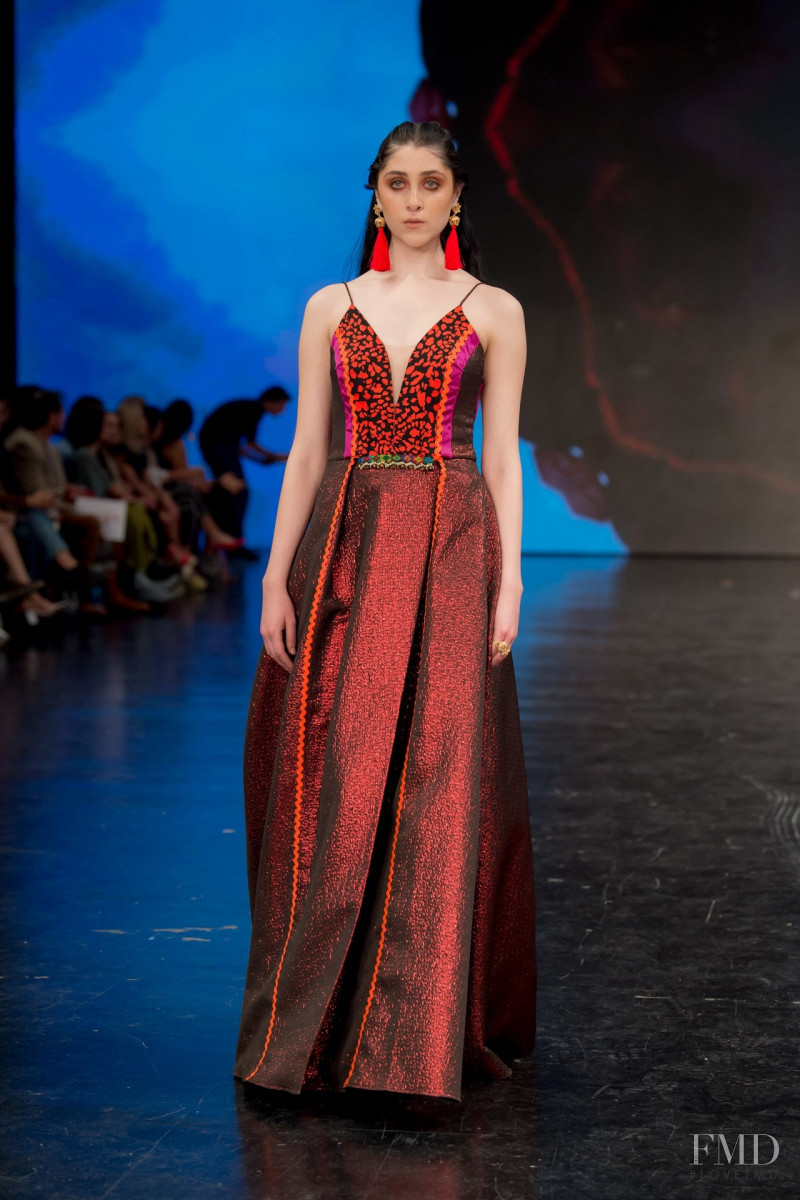 Anel Rodriguez featured in  the Lydia Lavin fashion show for Autumn/Winter 2019