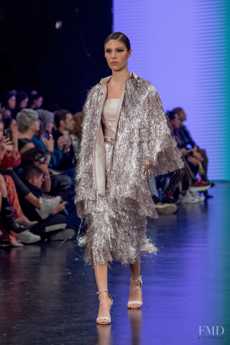 Iliana Ruiz featured in  the Benito Santos fashion show for Autumn/Winter 2019