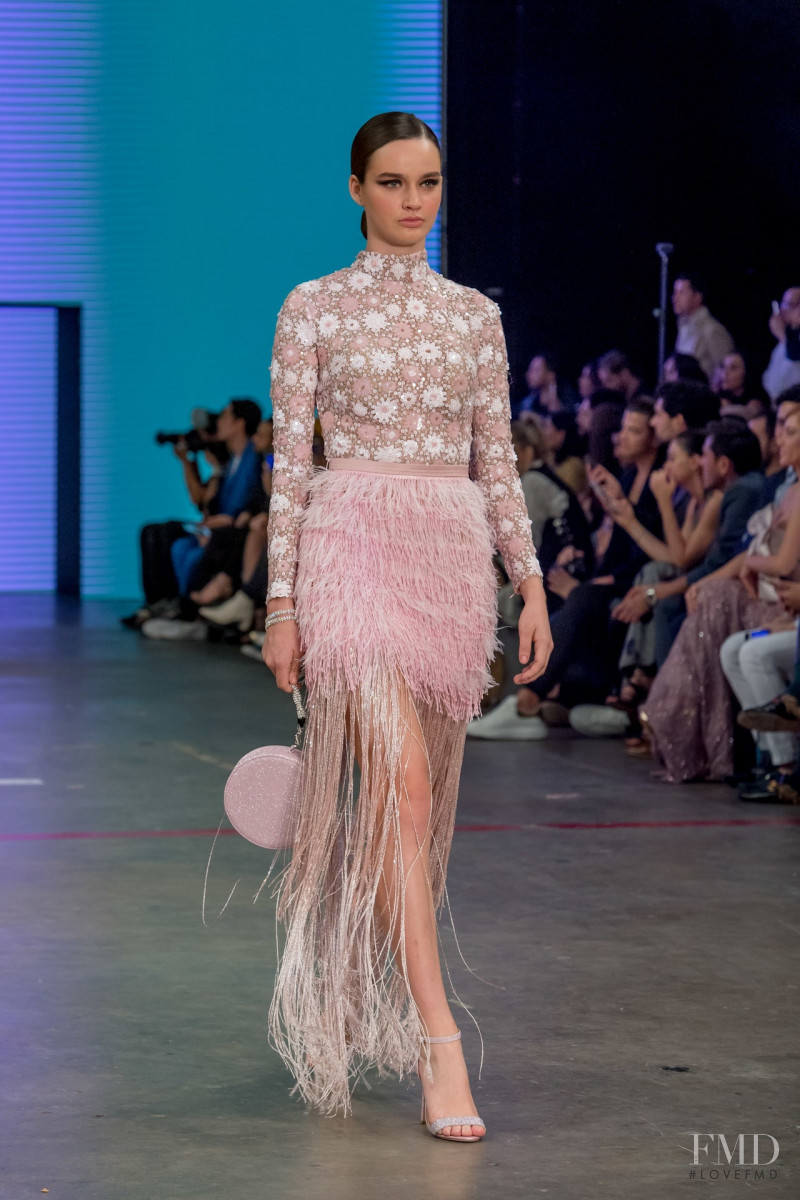 Karla Laviada featured in  the Benito Santos fashion show for Autumn/Winter 2019