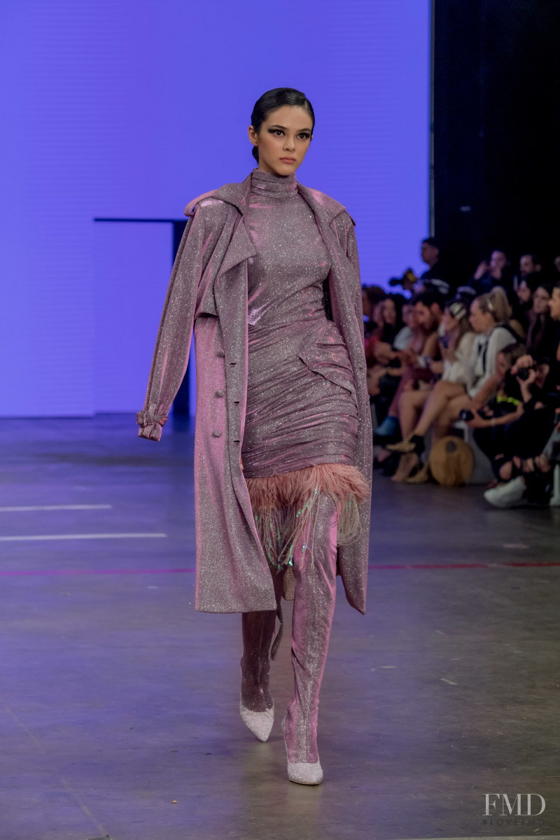 Andrea Tresgallo featured in  the Benito Santos fashion show for Autumn/Winter 2019