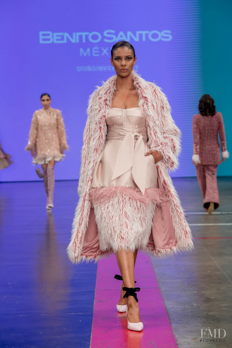 Julia Rodriguez featured in  the Benito Santos fashion show for Autumn/Winter 2019