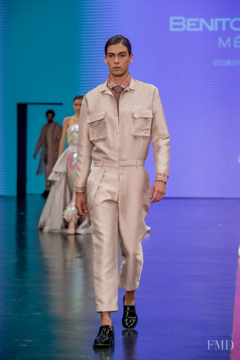 Luis Zermeño featured in  the Benito Santos fashion show for Autumn/Winter 2019
