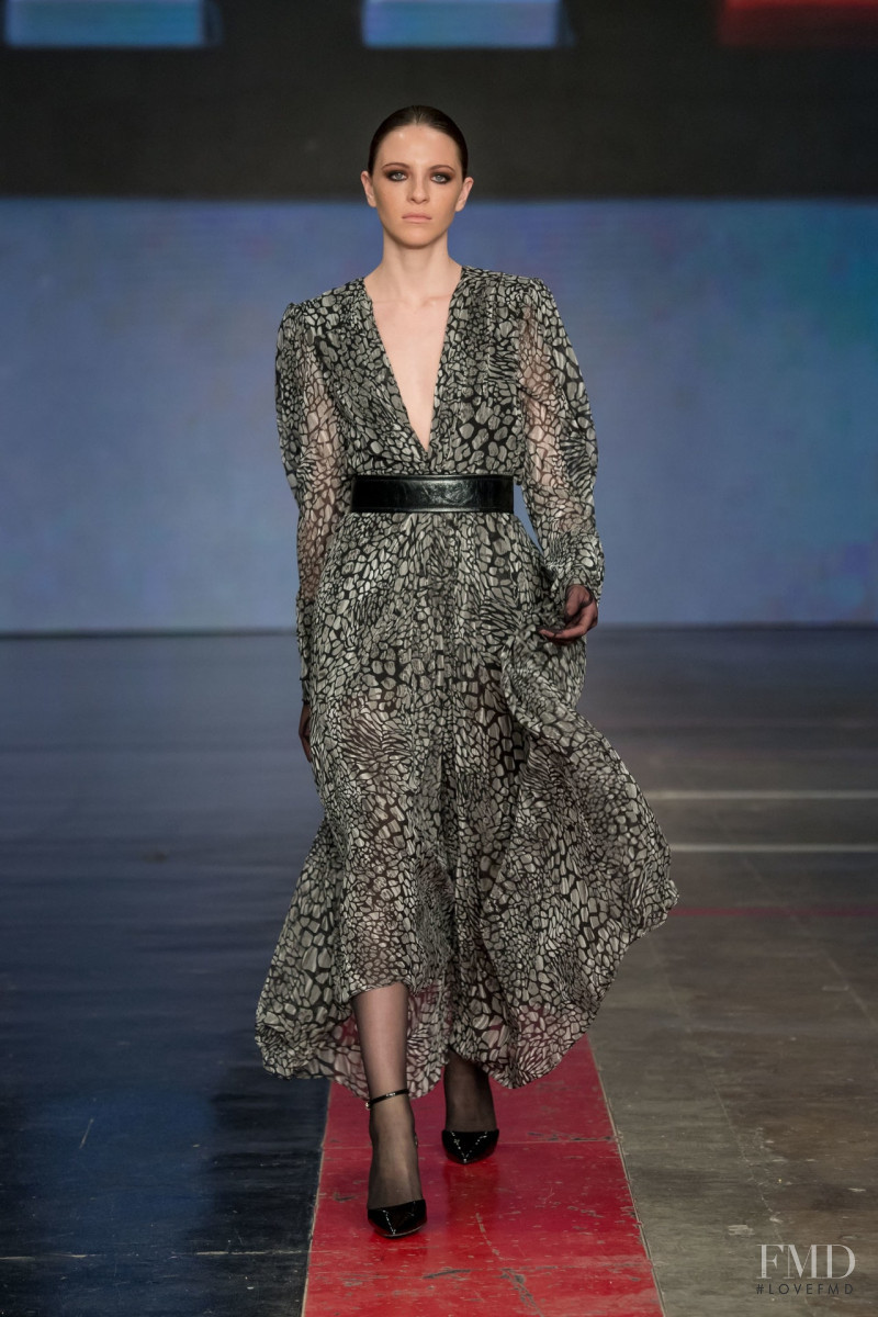 Una Zeivy featured in  the Alfredo Martinez fashion show for Autumn/Winter 2019