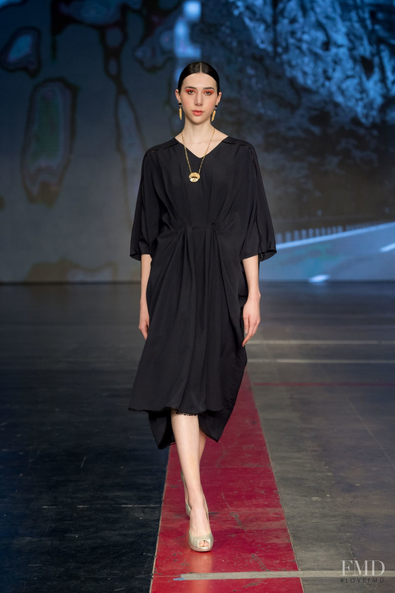 Cristina Torres featured in  the Armando Takeda fashion show for Autumn/Winter 2019