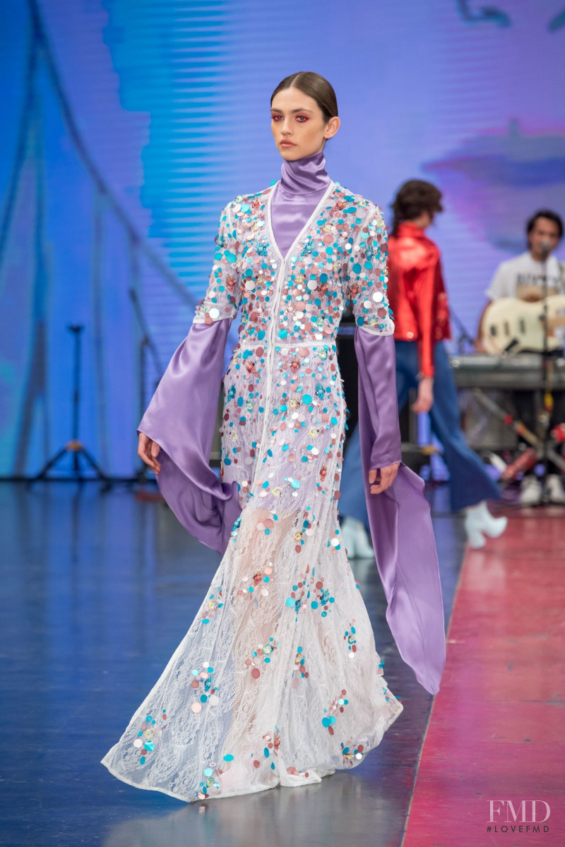 Krini Hernandez featured in  the Alexia Ulibarri fashion show for Autumn/Winter 2019