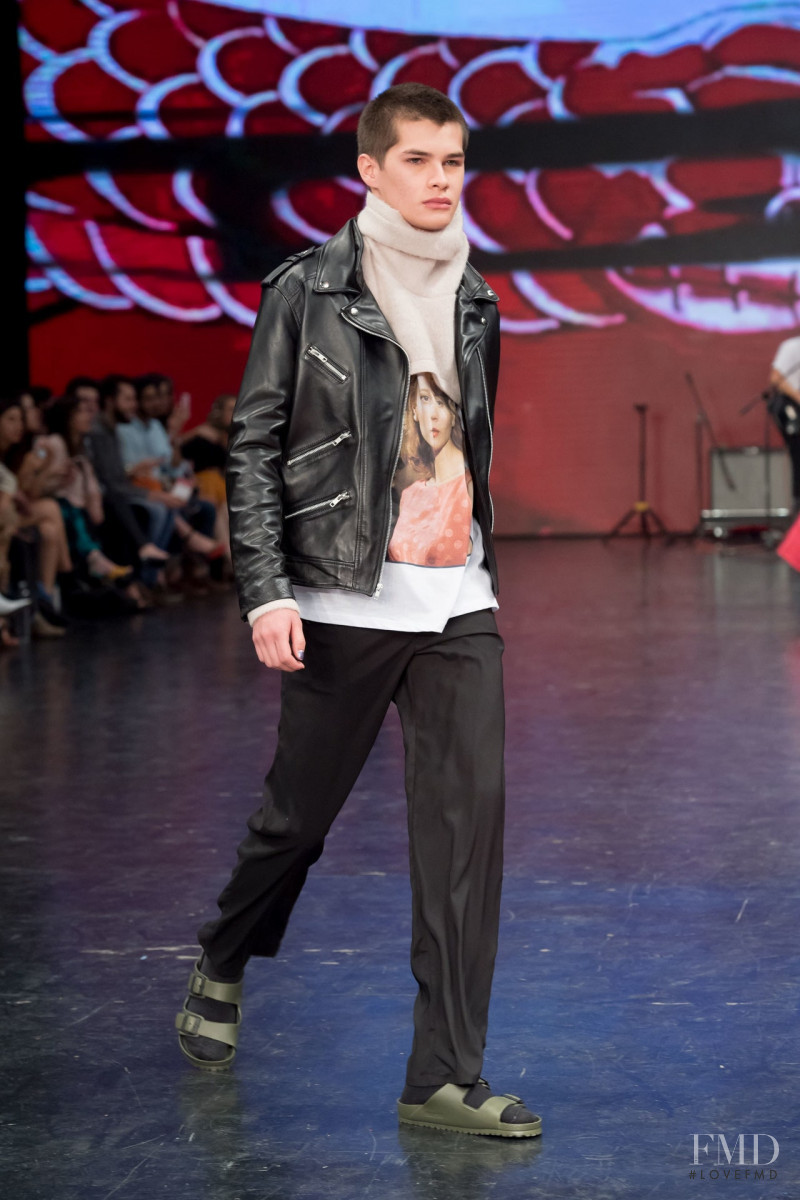 Alfredo Diaz featured in  the Alexia Ulibarri fashion show for Autumn/Winter 2019