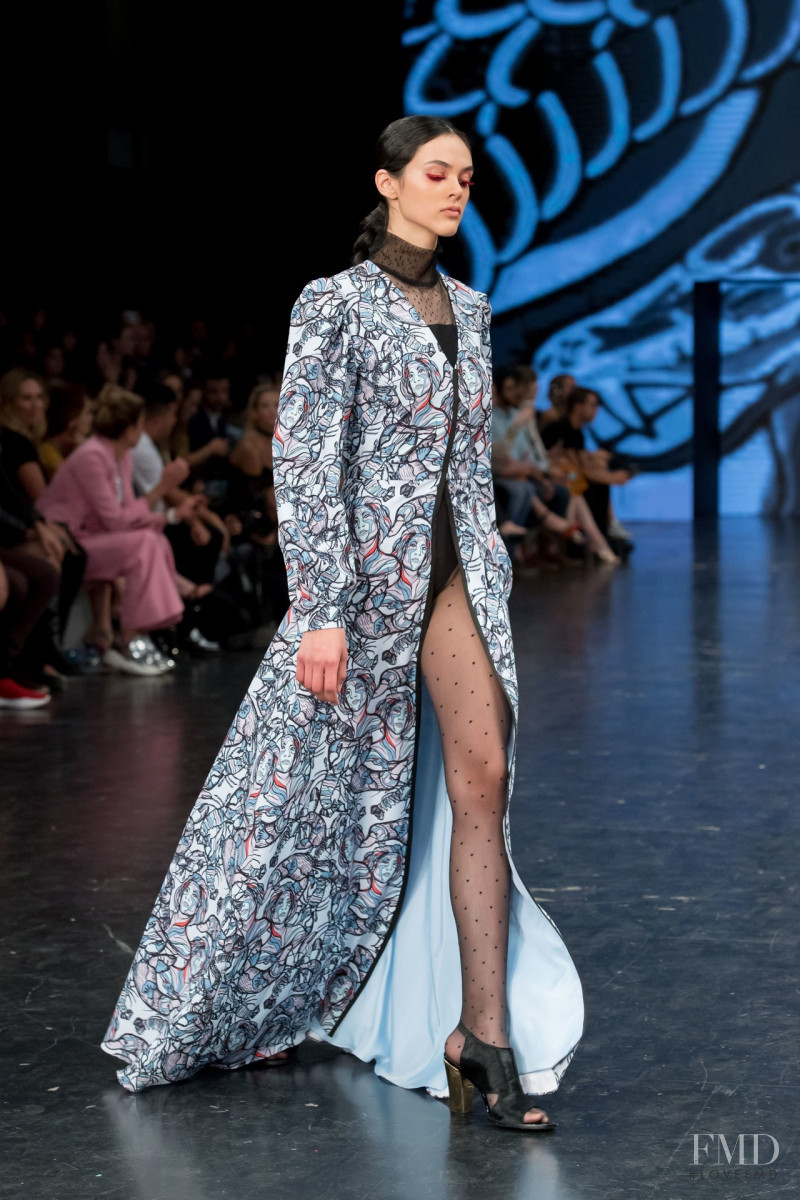 Andrea Tresgallo featured in  the Alexia Ulibarri fashion show for Autumn/Winter 2019