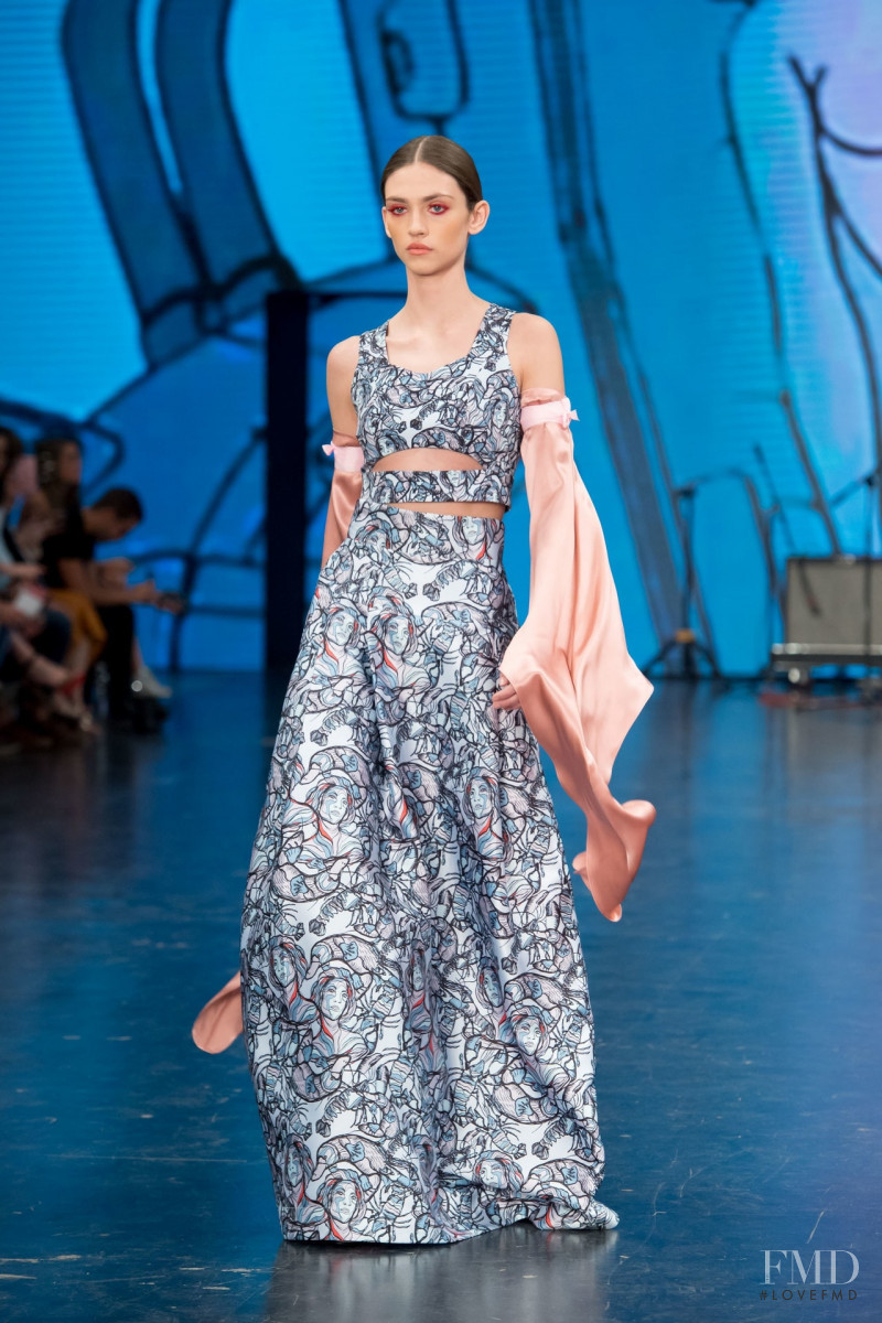 Krini Hernandez featured in  the Alexia Ulibarri fashion show for Autumn/Winter 2019