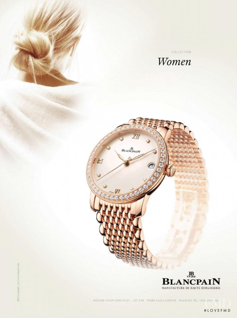 Blancpain advertisement for Spring/Summer 2020