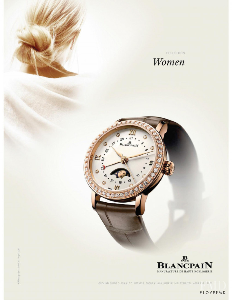 Blancpain advertisement for Spring/Summer 2020