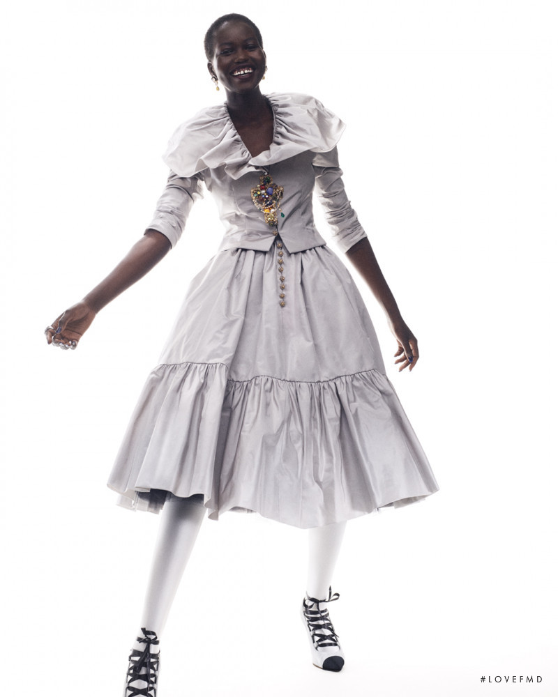 Adut Akech Bior featured in  the Chanel Haute Couture Haute Couture Collection lookbook for Autumn/Winter 2020