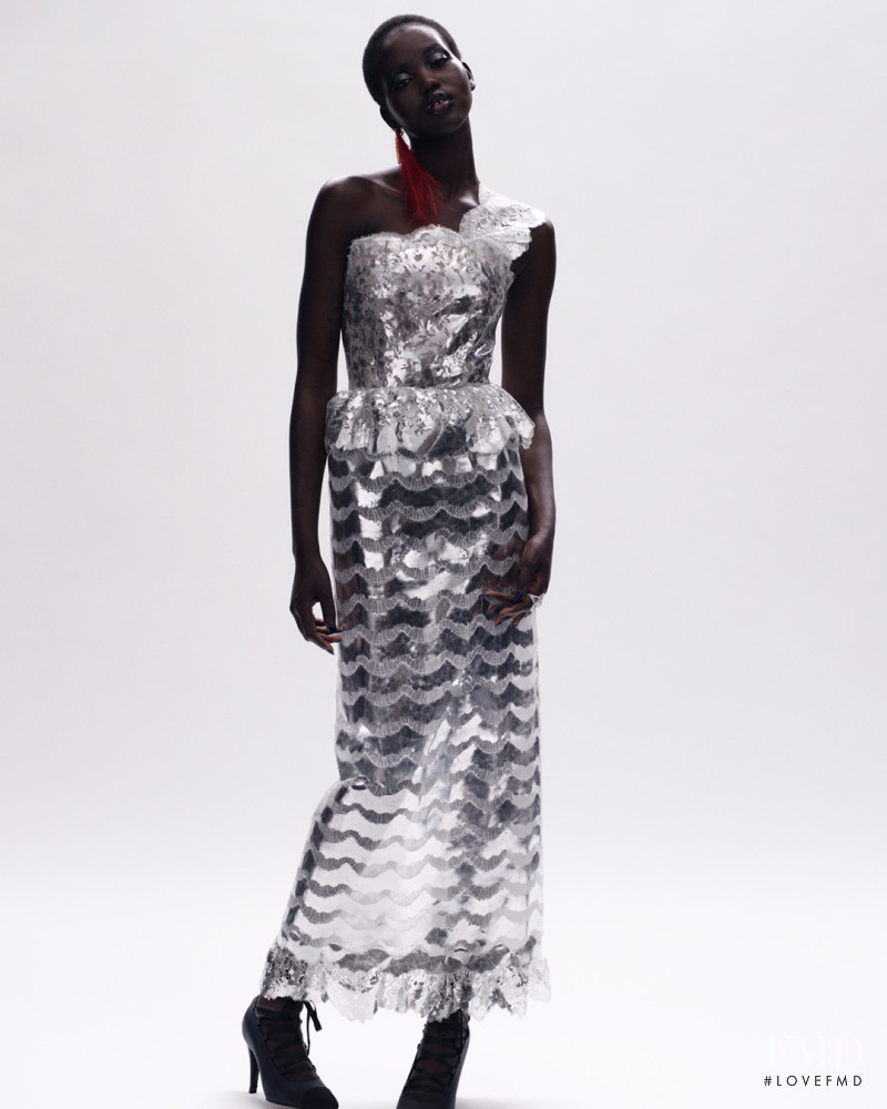 Adut Akech Bior featured in  the Chanel Haute Couture Haute Couture Collection lookbook for Autumn/Winter 2020