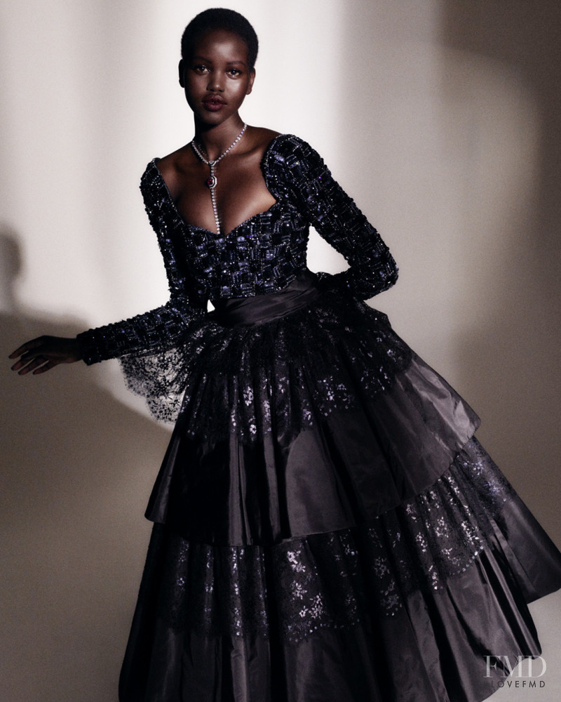 Adut Akech Bior featured in  the Chanel Haute Couture Haute Couture Collection lookbook for Autumn/Winter 2020