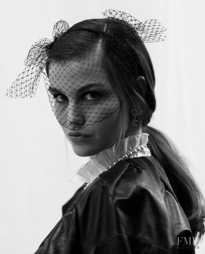 Luna Bijl featured in  the Chanel Haute Couture Haute Couture Collection lookbook for Autumn/Winter 2020